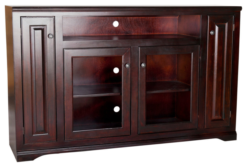 Eagle Furniture Tall Savannah 66" Wide TV Console, Interesting Aqua