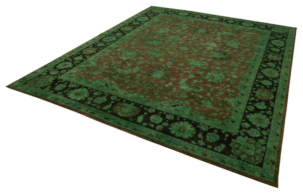 Rug N Carpet - Handmade Oriental 11' 3" x 14' 6" Large Oushak Area Rug