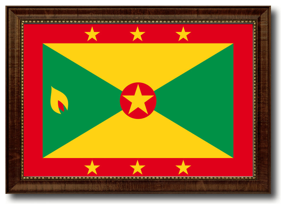 Grenada Country Flag Canvas Print, 27"x39"