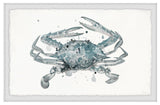 "Crab Madness" Framed Painting Print, 12"x8"