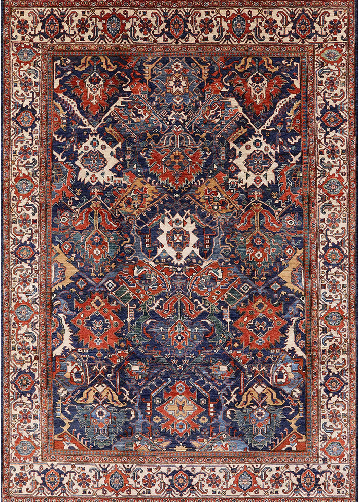 Ahgly Company Indoor Rectangle Mid-Century Modern Area Rugs, 7' x 10'