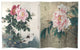 6' Tall Double Sided Doves and Peonies Canvas Room Divider
