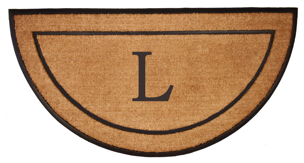 Calloway Mills The General Monogram Doormat, Letter L