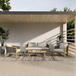 Parkside 4 Piece Outdoor Conversation Set