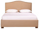 First of A Kind Zale King Bed Oatmeal