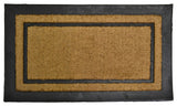 York Rectangle Coir Brush Mat