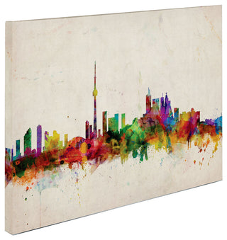 'Toronto Skyline' Canvas Art by Michael Tompsett