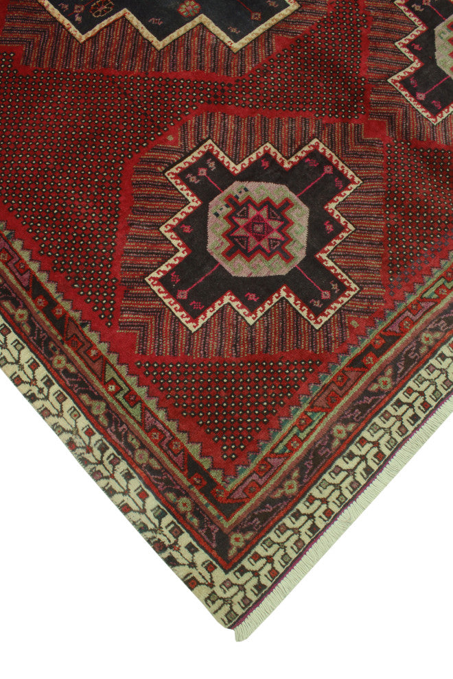 Semi-Antique Husain Red Rug