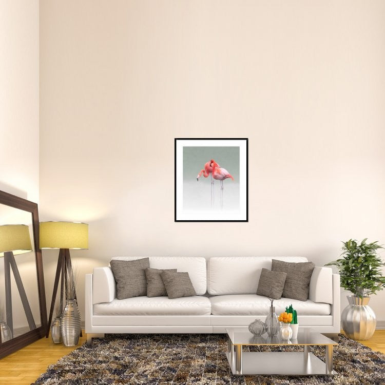 "Just We Two" Framed Digital Print by Anna Cseresnjes, 33x38"
