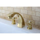 Kingston Brass Roman Tub Faucet, Polished Brass