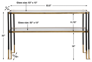 Uttermost Kentmore Modern Console Table