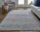 Weave & Wander Edwardo Rug, Gray/Ivory, 1'-8" X 2'-10" Rug