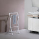 Rusbac Metal Towel Stand (White)