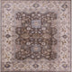 Ahgly Company Indoor Square Mid-Century Modern Area Rugs, 5' Square