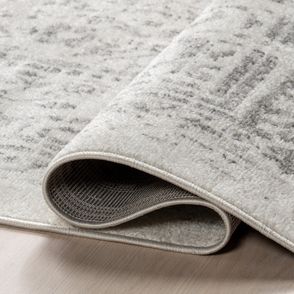 Nuloom Ring Around The Rosette Area Rug, Grey 7'6"x9'6"