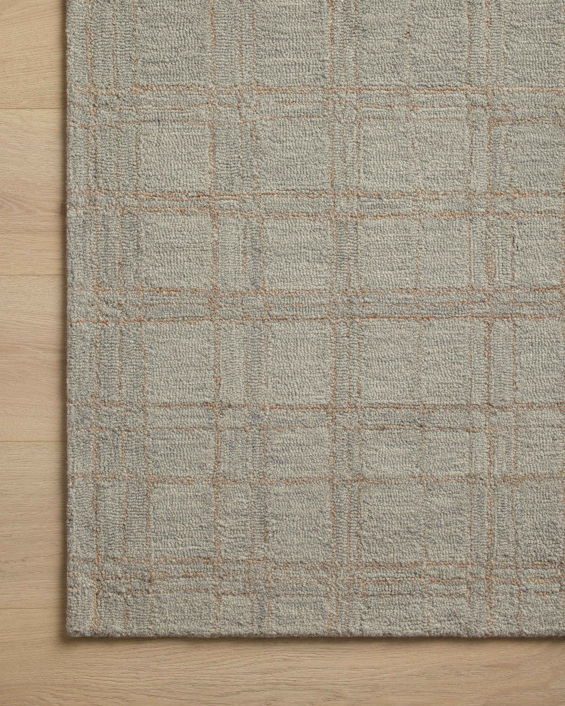 Chris Loves Julia x Loloi Polly Fog / Wheat 5'-0" x 7'-6" Area Rug