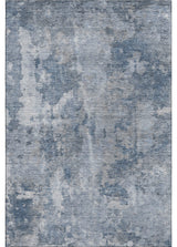 Premium Machine Washable Mayfield AMF573 Blue 8' x 10' Rug