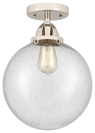 Beacon Semi-Flush Mount, Polished Nickel, Seedy, Seedy