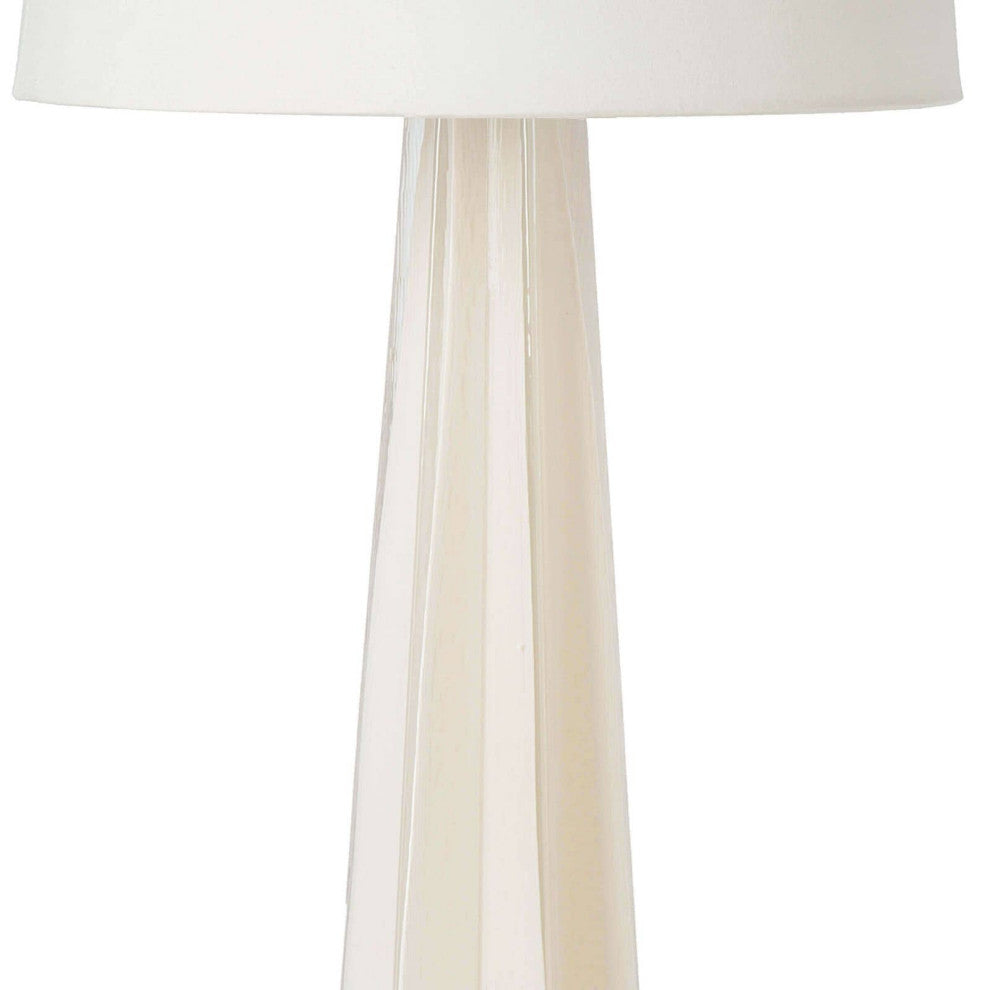 Glass Star Table Lamp (White)