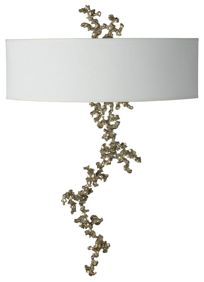 Coral Sconce, Modern Brass