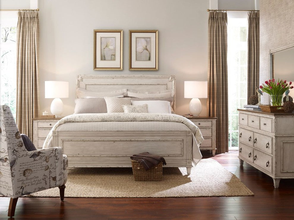 American Drew Southbury 7 Drawer Dresser, Fossil and Parchment 513-130