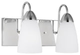 Seville 2-Light Wall/Bath, Chrome
