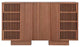 Zither 70" Sideboard, Pumpernickel