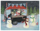 "Christmas on Wheels I Light" Digital Paper Print by Mary Urban, 50"x38"