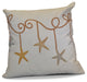 Decorative Holiday Pillow Geometric Print, Gold, 26"x26"