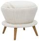 Vintage Hemp Kilim Upholstered Stool