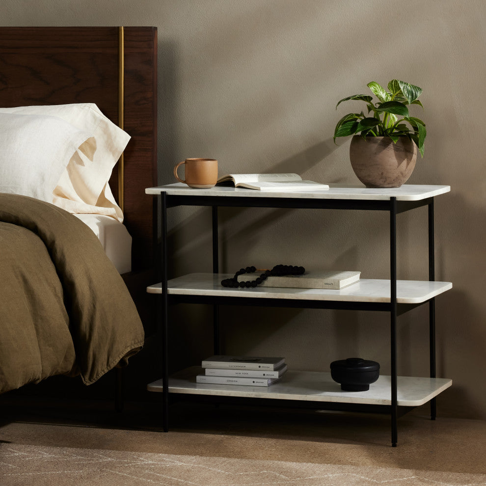 Jasper Nightstand-Iron Matte Black