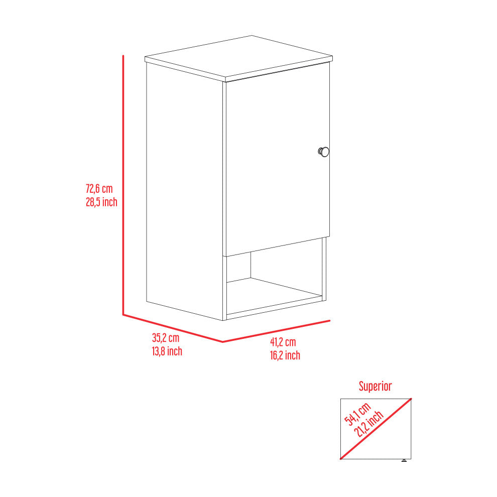 DEPOT E-SHOP: Arya Medicine Cabinet, Light Gray