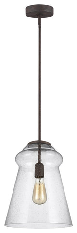 Generation Lighting, P1459DWI, Pendant, Dark Weathered Iron