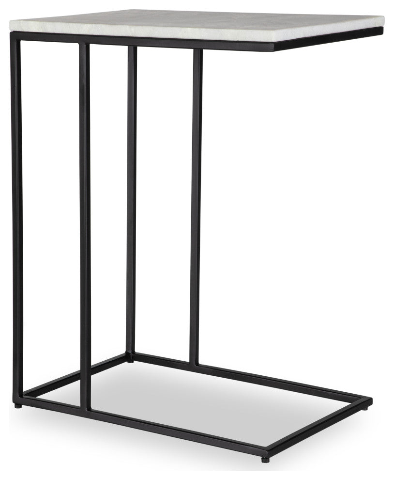 Coastal Contemporary 23" Marble Accent Furniture