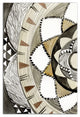 Abstract Tribal Basket 20x30 Canvas Wall Art