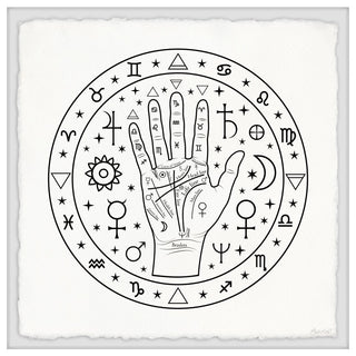 "Everything Is, Your Hands" Framed Painting Print, 24x24