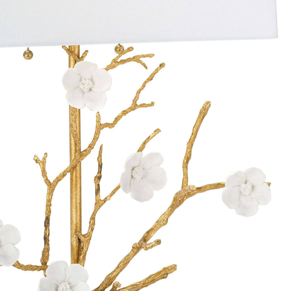 Cherise Horizontal Table Lamp, Gold