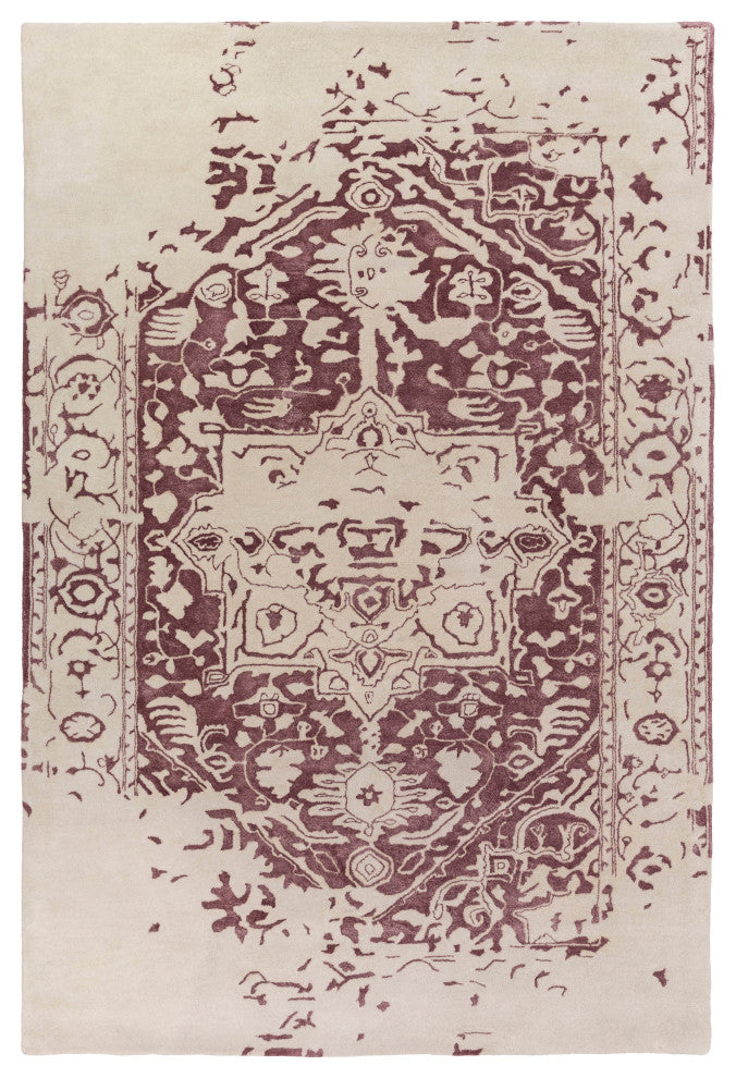 Surya Temple TML-1002 10'x14' Rug, Pale Pink/Khaki