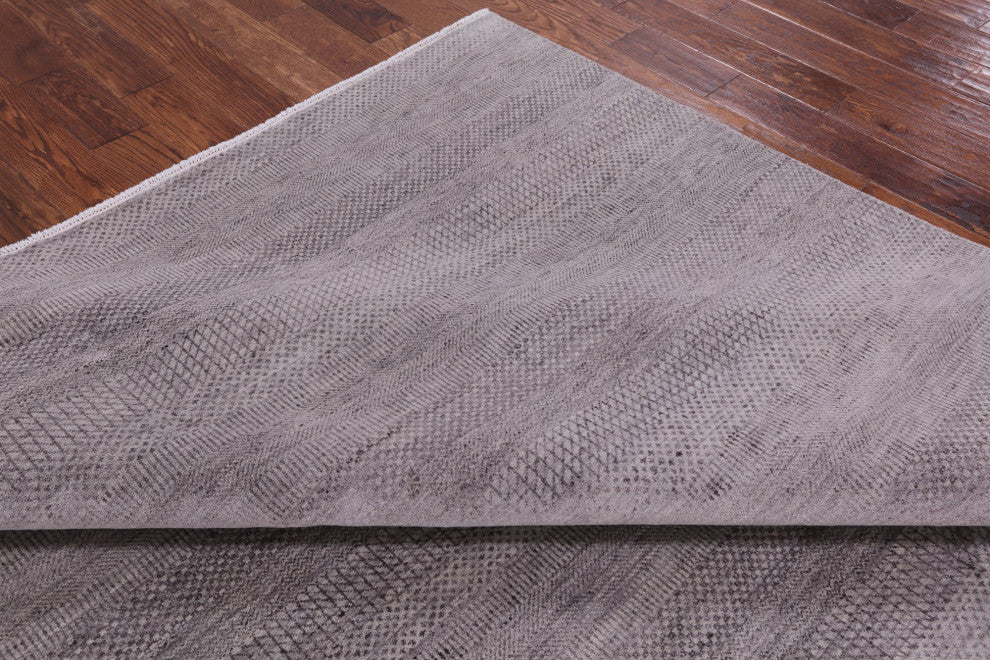 Savannah Gabbeh Wool and Silk Hand Knotted Rug 8' 1" X 10' 0"- Q4551