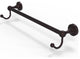 Sag Harbor 36" Towel Bar with Integrated Hooks, Antique Bronze