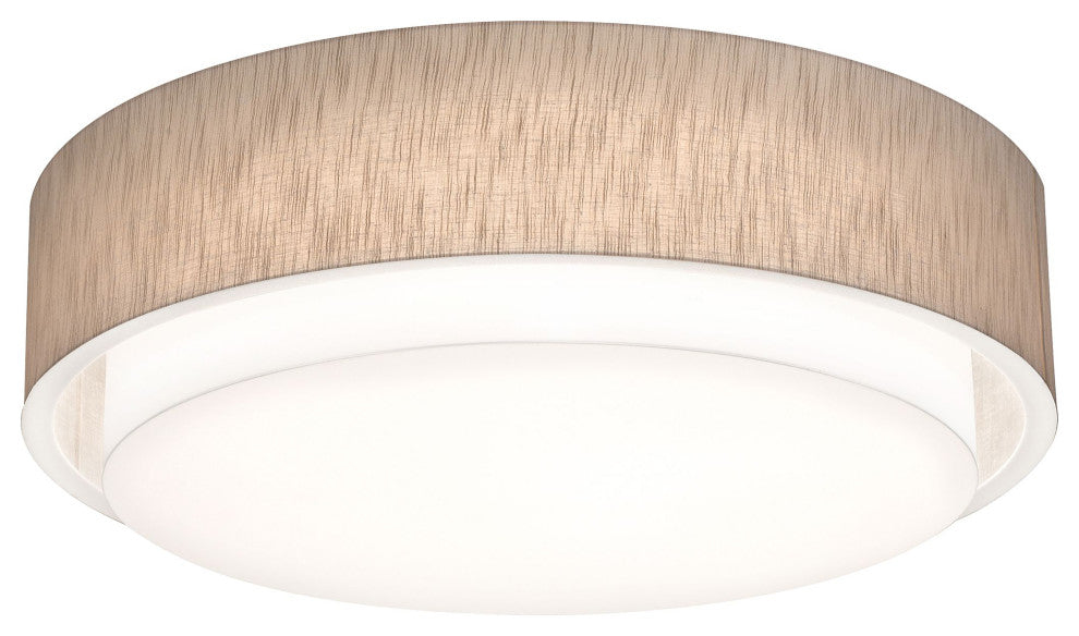 Sanibel 32" Medium Base Flush Mount, Jute Shade