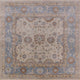 Ahgly Company Indoor Square Mid-Century Modern Area Rugs, 6' Square