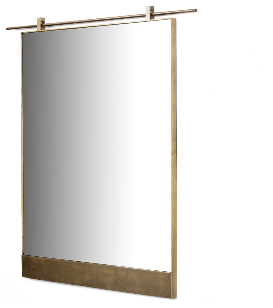Chico Mirror-Antique Brass