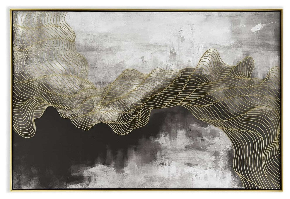 Golden Path Canvas Art
