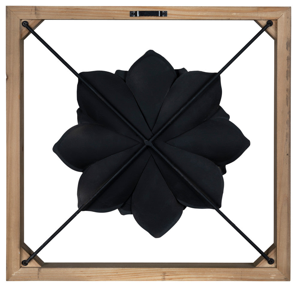 Blue Flower Full Bloom Wall Decor