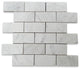 Carrara Marble 2x4 Subway Brick Mosaic Tile Honed Venato Carrera, 1 sheet