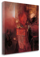 "Burning Heart" By Fausto Minestrini, Giclee Print on Gallery Wrap Canvas