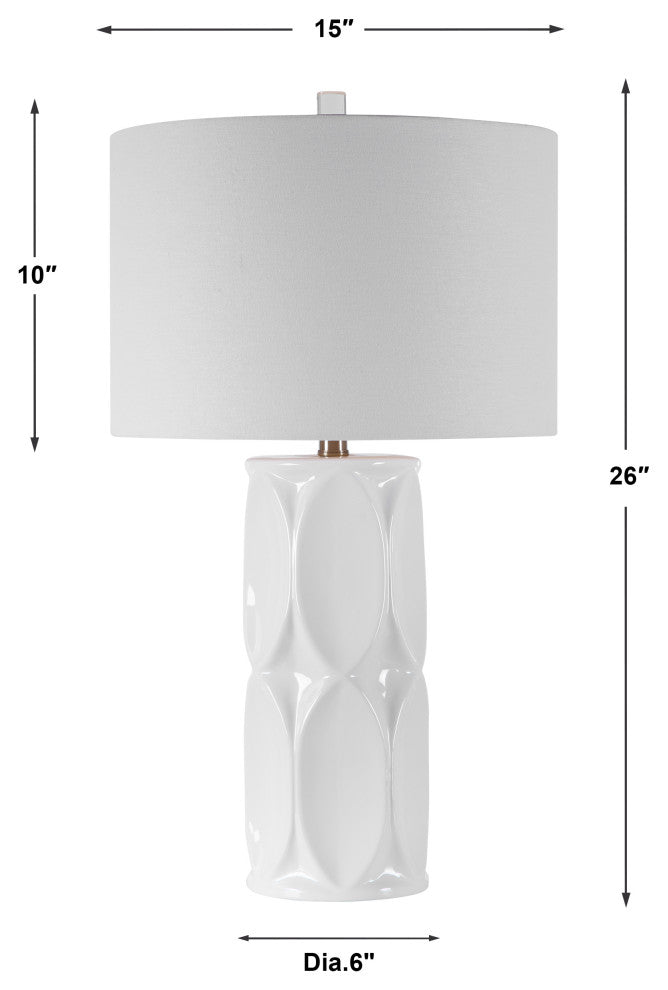 Uttermost Sinclair White Table Lamp