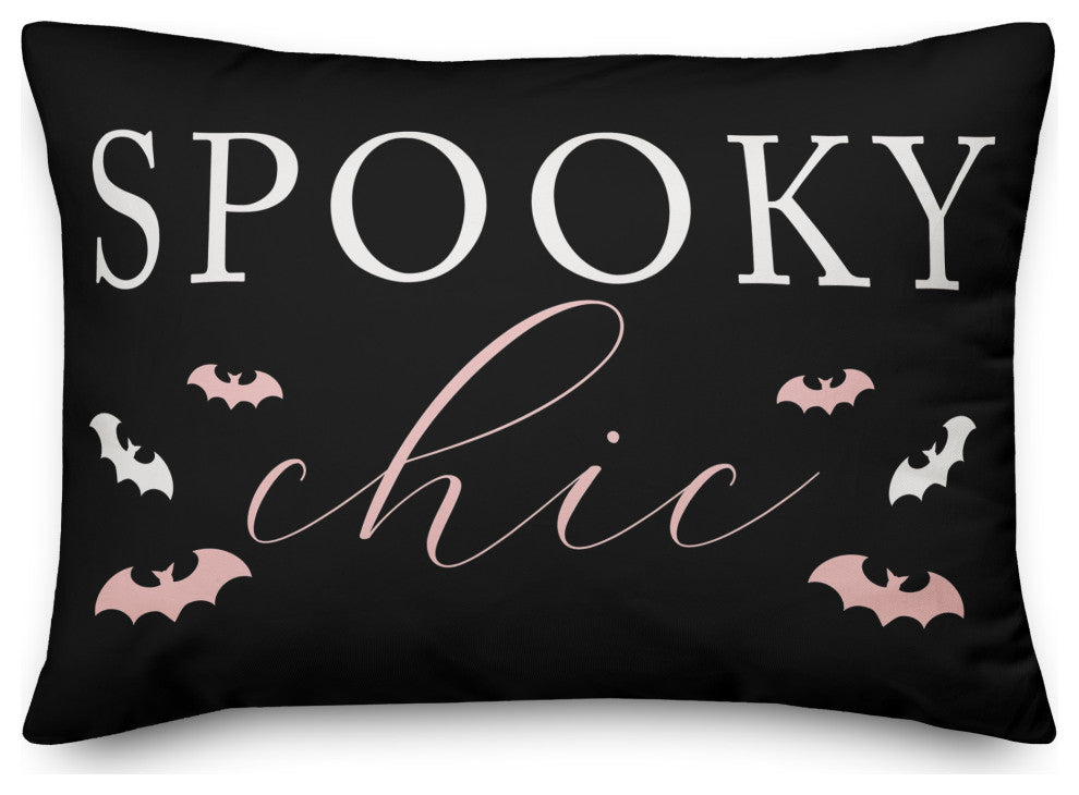 Spooky Chic 14x20 Spun Poly Pillow