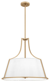 Harte Five Light Pendant in Bronze Gold